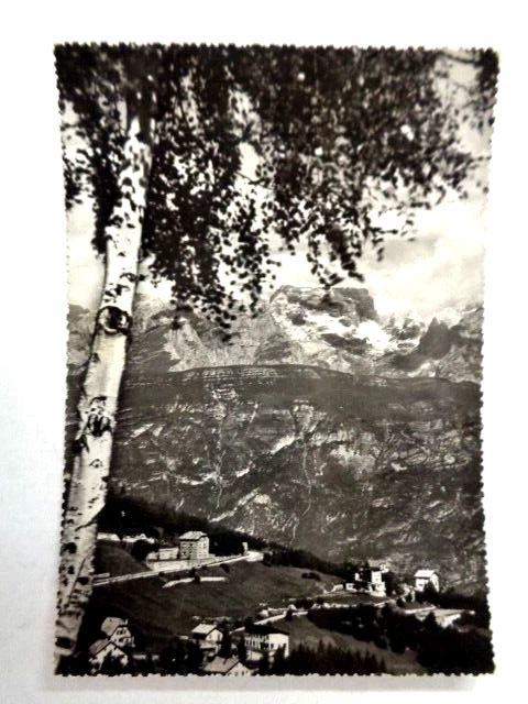 VANEZZE DI BONDONE Cima Tosa e Brenta CARTOLINA Fto Grande BN Viaggiata 1957