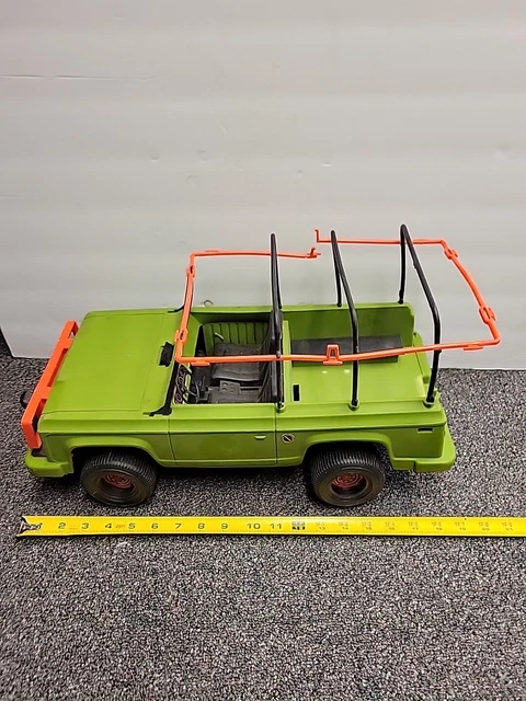 Big Jim Safari Jeep Caccia Al Rinoceronte Mattel 7319 Vintage
