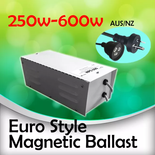 Euro Style 250/400/600w MH or HPS Grow Light Ballast for Hydroponics
