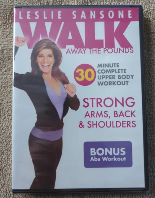 Leslie Sansone ~ Walk Away The Pounds ~ Strong Arms, Back & Shoulders DVD *New*