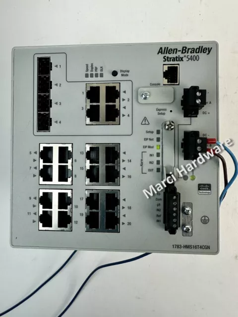 Allen Bradley 1783-HMS16T4CGN /A Stratix 5400 16-FE Ethernet Switch