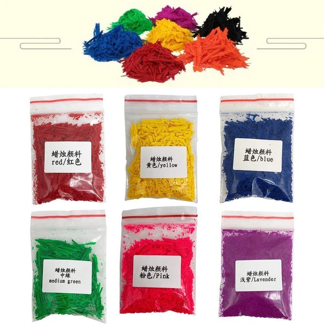 DIY CANDLE WAX Dye Paints Pigment Chip Paraffin Colouring Making For