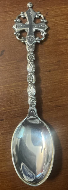 In Hoc Signo Vinces Norway Souvenir Spoon 40 GR Near Mint