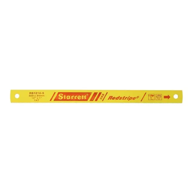 RS1214-5 Redstripe Solid High Speed Steel Power Hacksaw Blade, 0.050-Inch Thick,