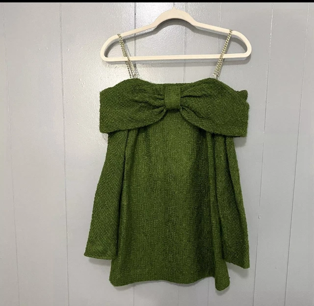 zara green chain dress ZARA. Green chain dress Tl – Hibuy market main image 0