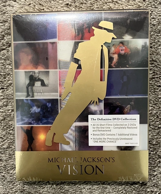 MICHAEL JACKSON VISION 3-DVD Deluxe Box Set Brand New Sealed