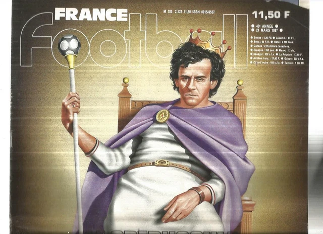 Magazine France Football Original Du 22 Juillet 1986 - Stopyra, Zaki, Brésil, PSG - Très Bon état