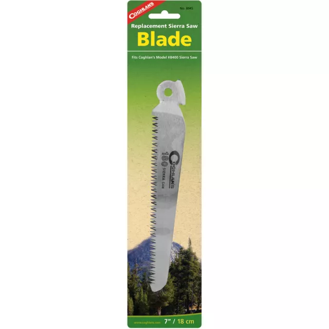Coghlan's Replacement Sierra Saw Blade, 7-inch Tempered Flexible Steel