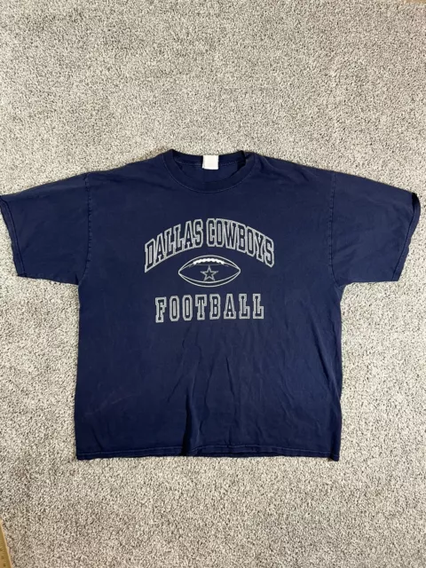 Vintage 2001 Dallas Cowboys NFL Blue Short Sleeve T-Shirt Men’s X-Large XL
