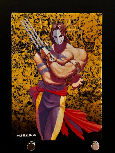 SUPER STREET FIGHTER II BALROG All CAPCOM World Card 63 1st Ed