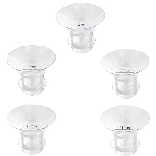 Flange Inserts 13/15/17/19/21mm 5pcsSuitable for MedelaSpectra 24mm Shields