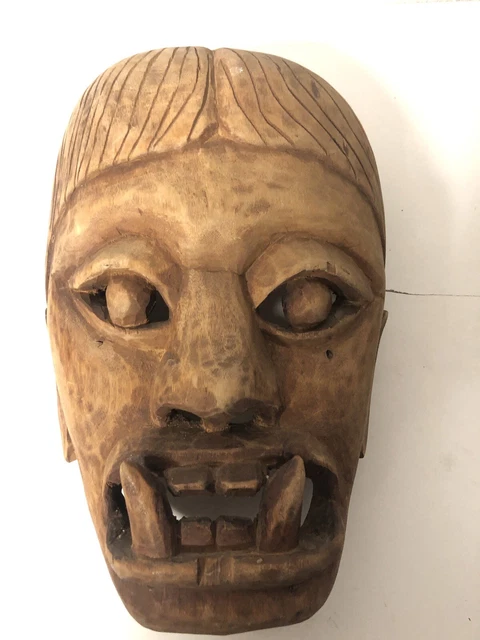 Antica Maschera Di Legno