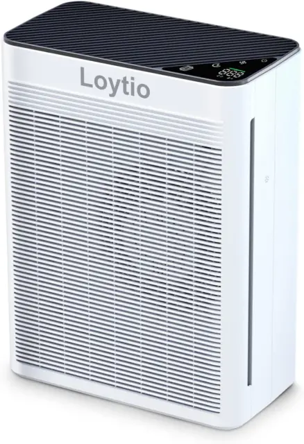 Air Purifiers for Home Large Room, H13 True HEPA Filter Cleaner with Washable Fi