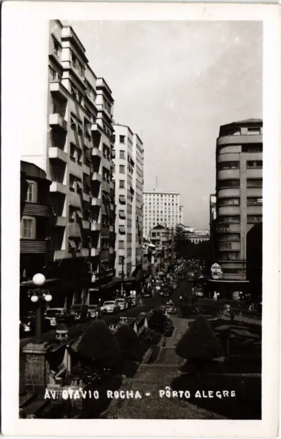 PC CPA BRAZIL, PORTO ALEGRE, AV. OTAVIO ROCHA, VINTAGE POSTCARD (b11389)