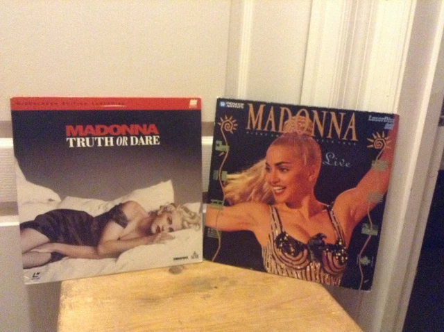 Lot of 2 MADONNA Laser Discs: TRUTH OR DARE & BLONDE AMBITION Lot of 2 MADONNA Laser Discs: TRUTH OR DARE & BLONDE AMBITION