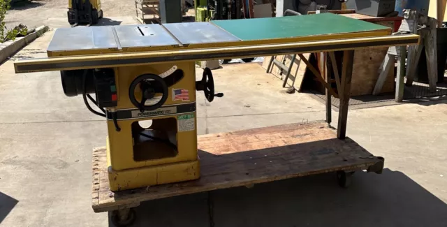 Powermatic # 66 Table Saw 10" w/ 5hp Motor 230V 3ph & Extension Table (5379) Powermatic # 66 Table Saw 10" w/ 5hp Motor 230V 3ph & Extension Table (5379)