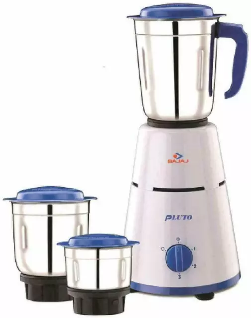 Bajaj Mixer Grinder with 3 Jars WITH Universal Converter Free 500W 220V