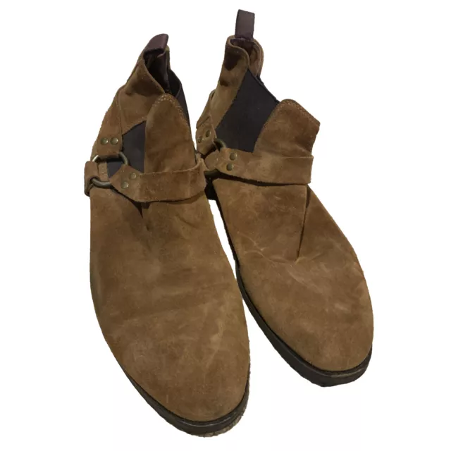 Frye scott leather chelsea boot top