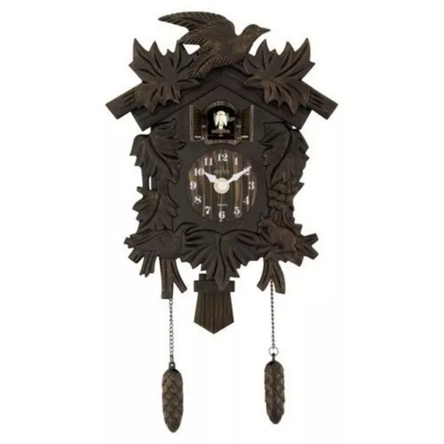 Reloj De Pared De Péndulo De Cuco Acctim Hamburgo En Bronce (Nuestra Ref 5R)