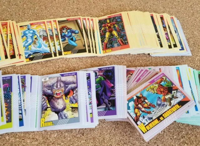 1991 Marvel Universe Series 2 Trading Cards / base set- SINGLES- FINISH YOUR SET