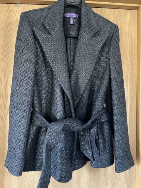 Ralph Lauren Collection womens jacket Size 6 cotton/linen