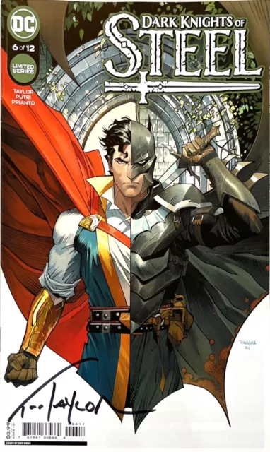 Dark Knights Of Steel #6 Dan Mora Variant Signed By Tom Taylor W/Coa
