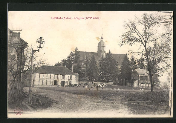 CPA St-Phal, L'Église