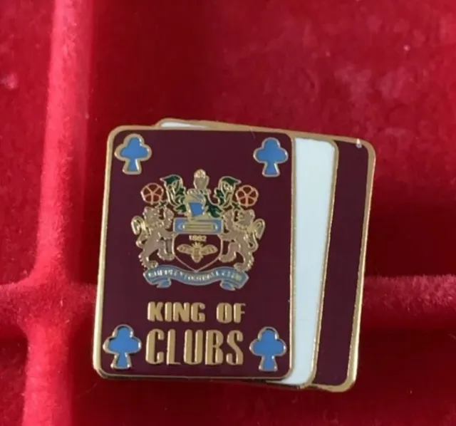 Burnley FC King of Clubs Abzeichenkleidung mit Stolz ideales Geschenk Unterstützer oder Sammler