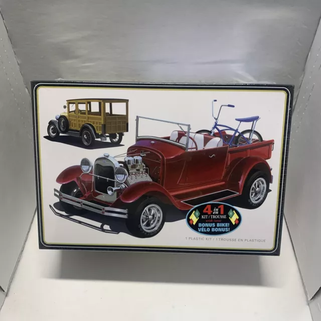 AMT 1929 Ford Woody Pickup 4 in1 1:25 Scale Model Car KIT#1269~NEW in BOX