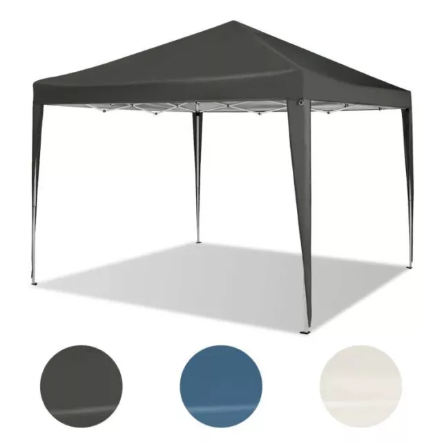 3x3m Pavillon Faltpavillon Wasserdicht Popup Flatpavillon Bierzelt Wasserdicht