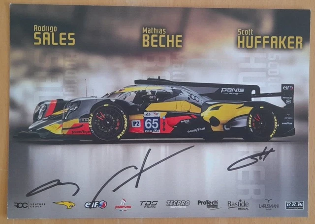 Carte Dédicacée 24 Heures Du Mans 2025 – AF Corse #54 – 20,5x15 Cm