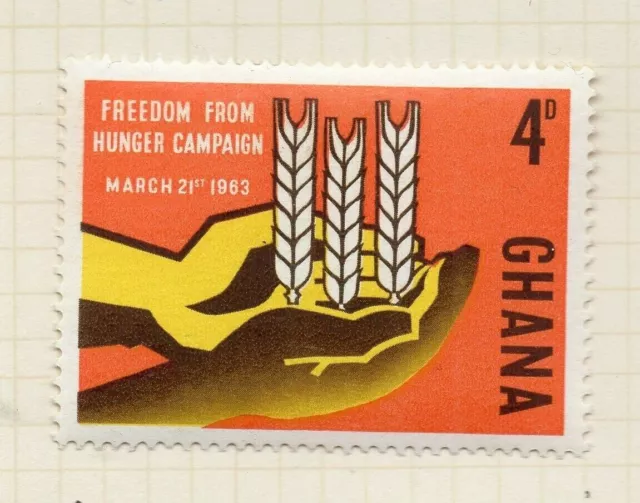 Ghana 1963 Early Issue Fine Mint Hinged 4d. NW-167919