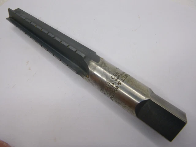 Pratt & Whitney #3 Taper Finishing Hand Reamer 5 Flute 4" mt rgh h.s 31 p-10