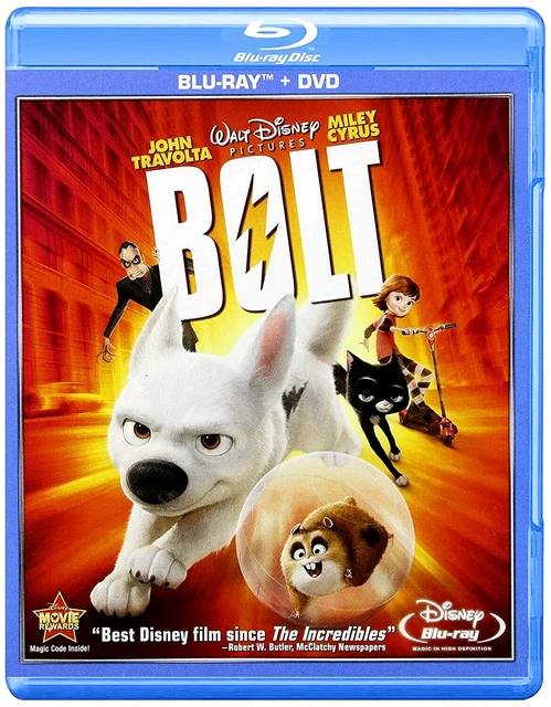 Bolt (Blu-ray/DVD, 2010, 2-Disc set, Walt Disney) NEW!