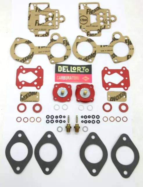 Set Révision 2 Carburateurs DELLORTO 40 Dhla ALFA ROMEO Giulia Super Gt Bertone