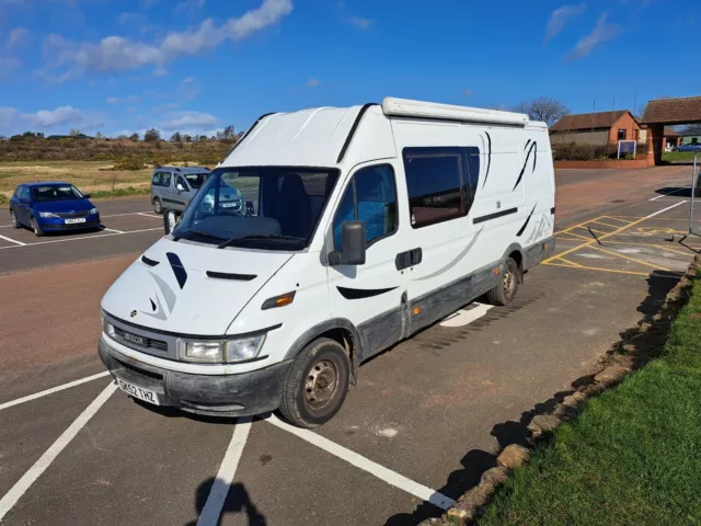 iveco daily camper van - off grid motocross van