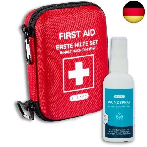 Erste Hilfe Set Outdoor nach DIN 13167 - Reiseset für Unterwegs - Wandern -