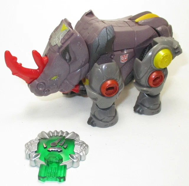 TRANSFORMERS CYBERTRON BACKSTOP Scout Rhino Action Figure Cyber Key