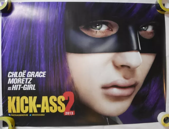 Kick-Ass 2 (2013) Hit Girl Variant UK Quad Cinema Poster 30"x40"