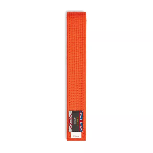 Playwell Uni Coloré Orange Ceinture Karaté Taekwondo Judo Adultes pour Enfants