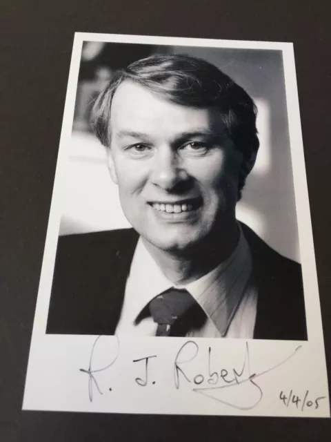 RICHARD ROBERTS Nobelpreis Medizin 1993 signed Foto 9 x 14 Autogramm