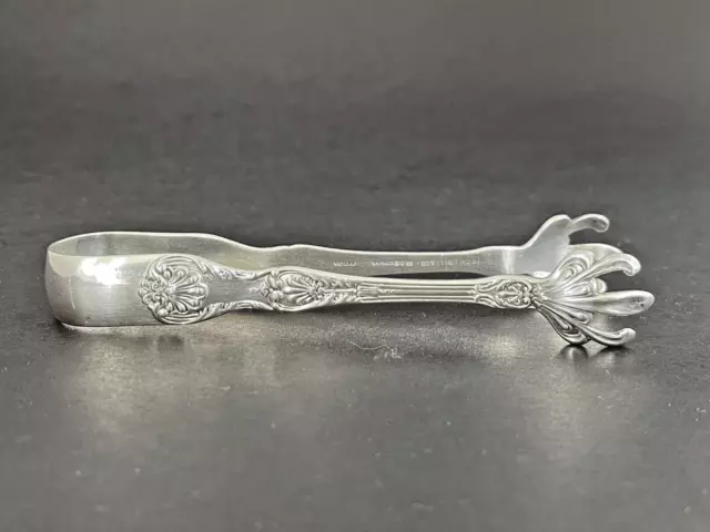 Gorham King George Sterling c. 1894 Sugar Tongs 4 3/8" Old English "T" Monogram