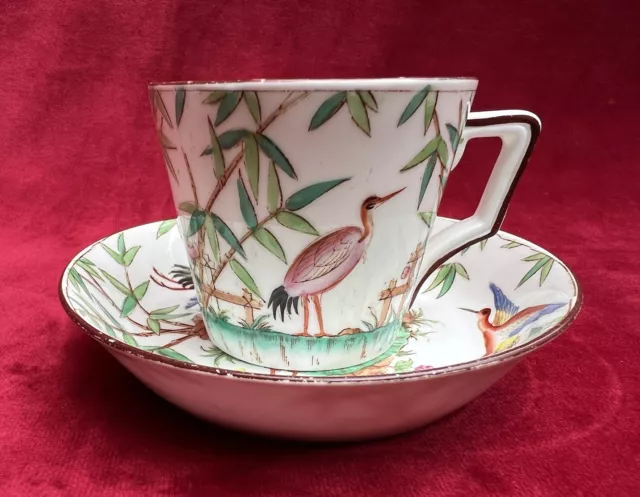 Sarreguemines Minton Tasse A Cafe The Porcelaine 788 Japon Lorraine 19Ème Xixème