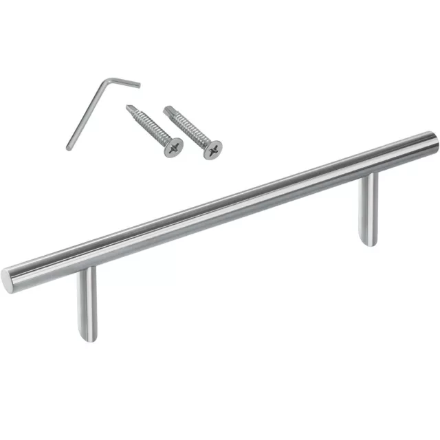 Tirador Acero Inox Manilla de la Puerta Corrediza Principal Mango Ø 30MM Plata