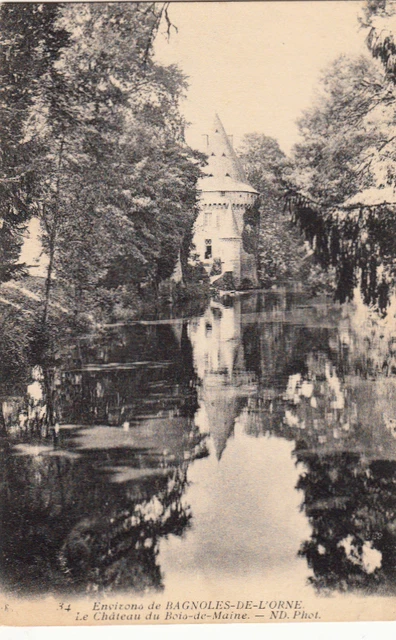 BAGNOLES-DE-L'ORNE 34 le château du bois-de-maine