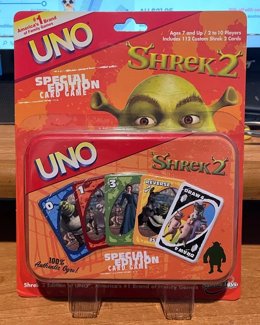 Shrek Uno Reverse Card Rassies UNO SHREK 2 Special Edition Collector Tin - Mattel 2004 - Sababa Toys ...