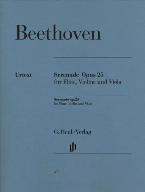 Beethoven, L: Serenade für Flöte, Violine und Viola D-dur