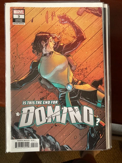 Domino #3 Vol 3 (2018 Marvel Comic) Unread 2nd Print Variant Cover