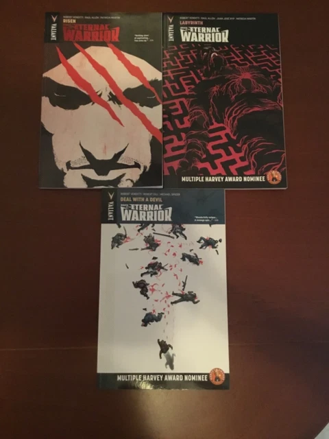 Wrath of the Eternal Warrior TPB's Vol 1 2 3 Valiant comics - Venditti