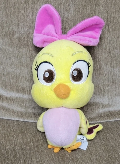 DISNEY JR CUCKOO Loca Bird Birdie Plush Minnie Mouse Bow Toons